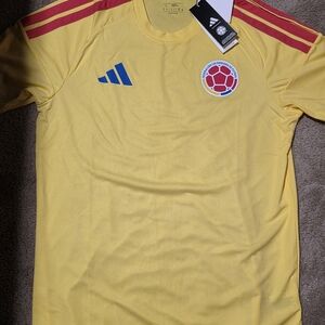 Adidas Men's Yellow Colombia Fan JERSE